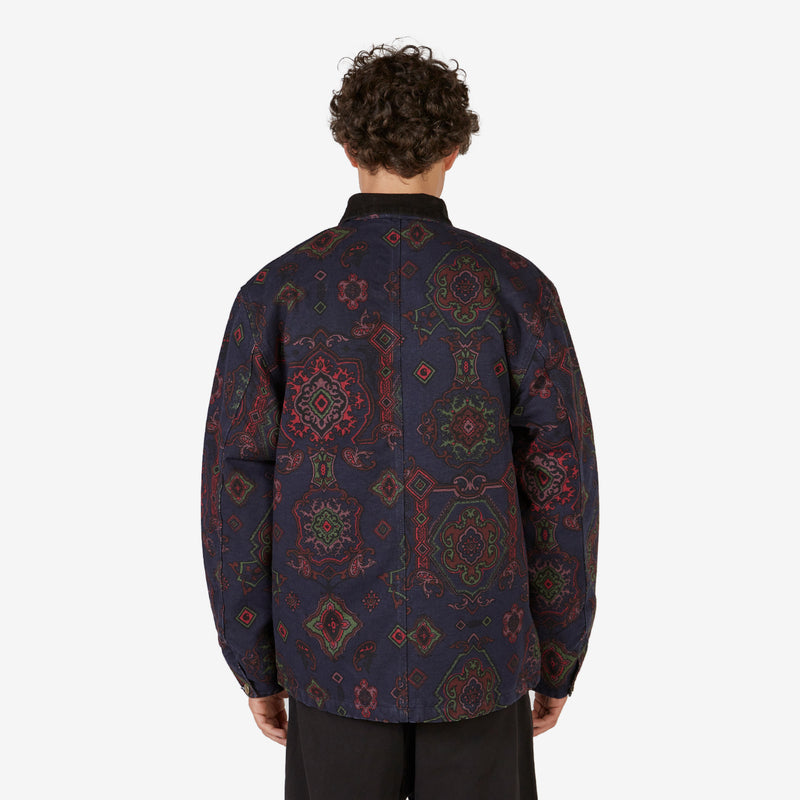 Michigan Coat Dark Navy Verse | Black