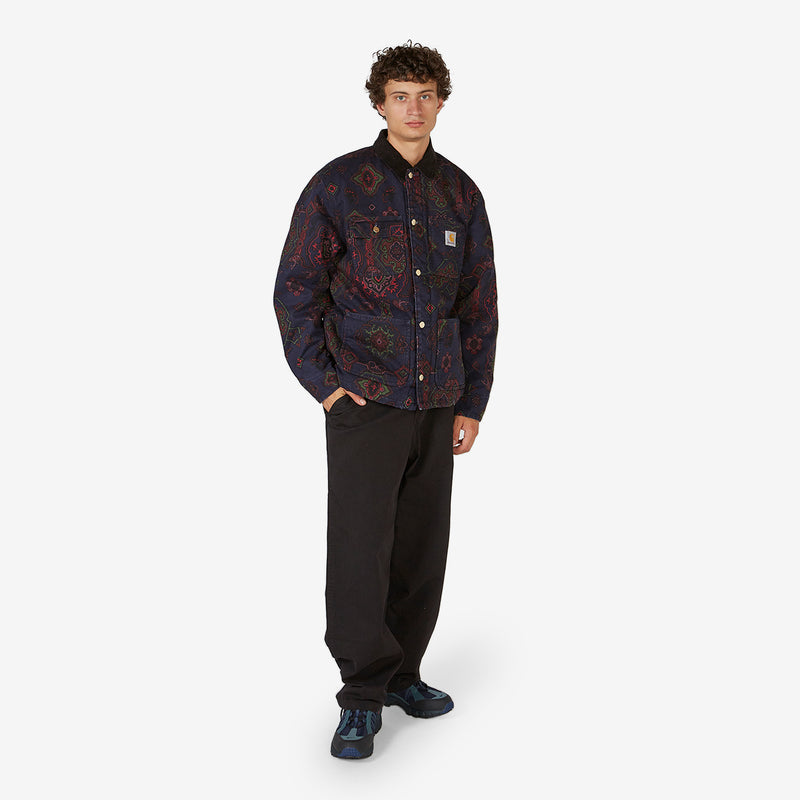 Michigan Coat Dark Navy Verse | Black