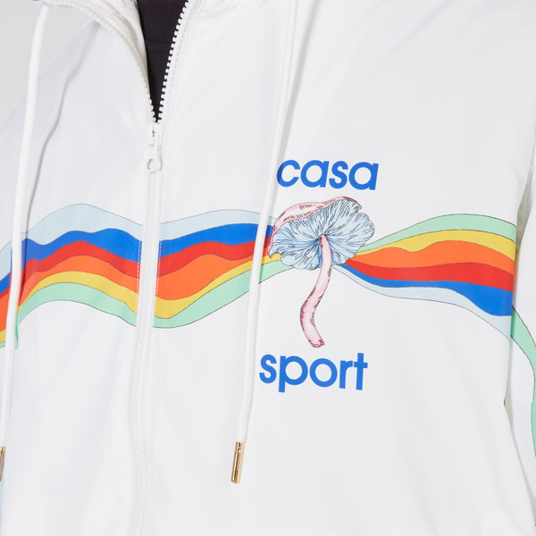Mind Vibrations Shell Suit Track Jacket White