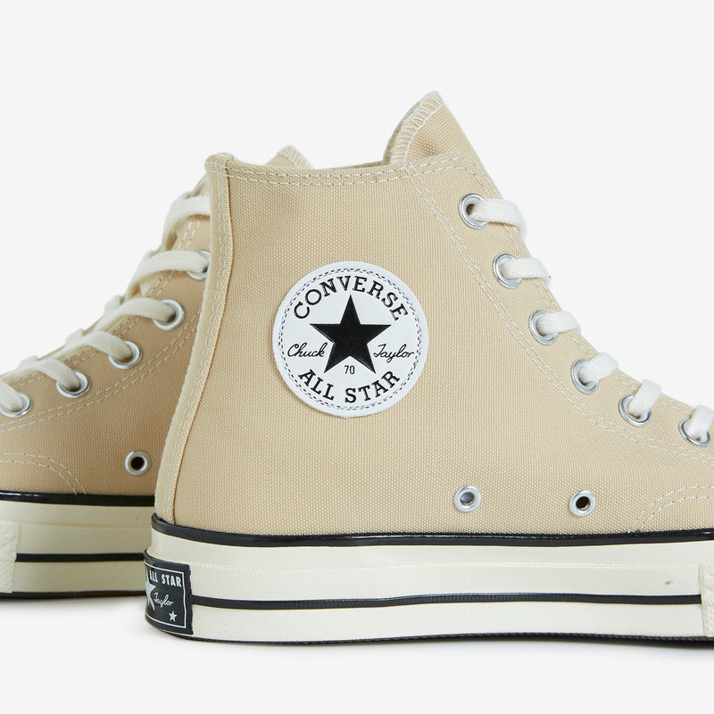 Chuck Taylor '70 Hi Oat Milk | Egret | Black Footwear