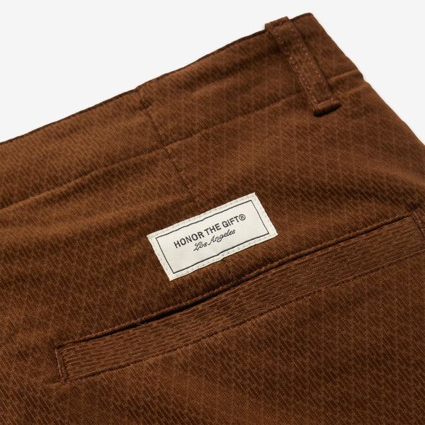 Corded Trouser Brown