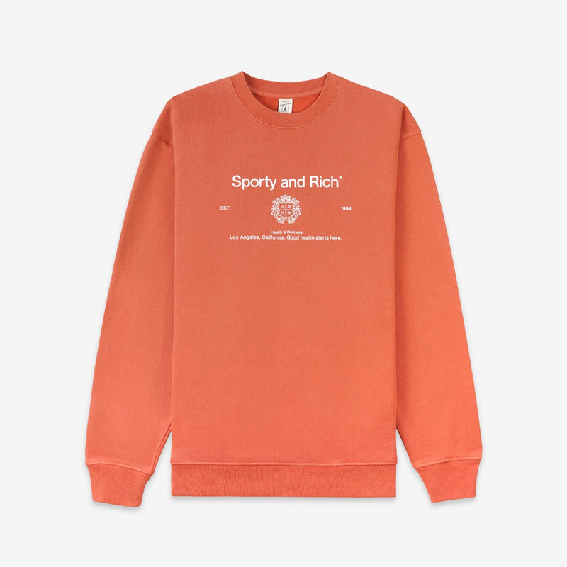 Crest Crewneck Blush