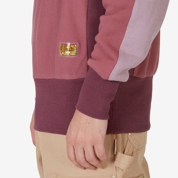 Abc. Tri-Tone Quarter Zip Ametrine Mauve