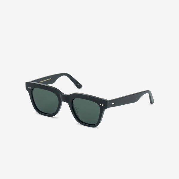 Ellis Black | Green Solid Lens