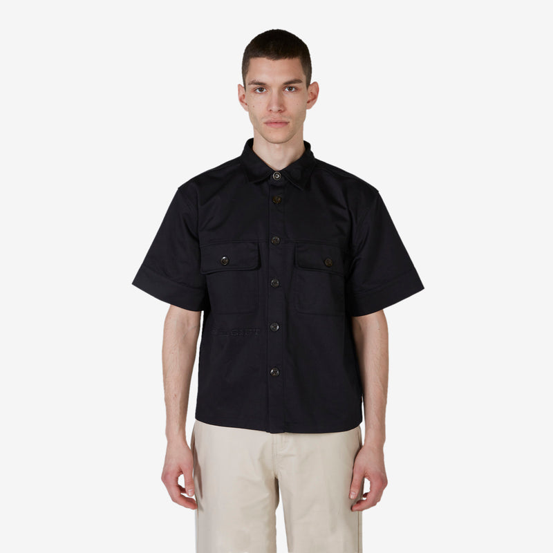 Short Sleeve Shop Shirt Black