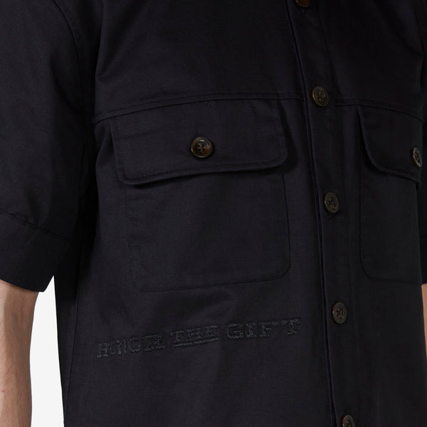 Short Sleeve Shop Shirt Black