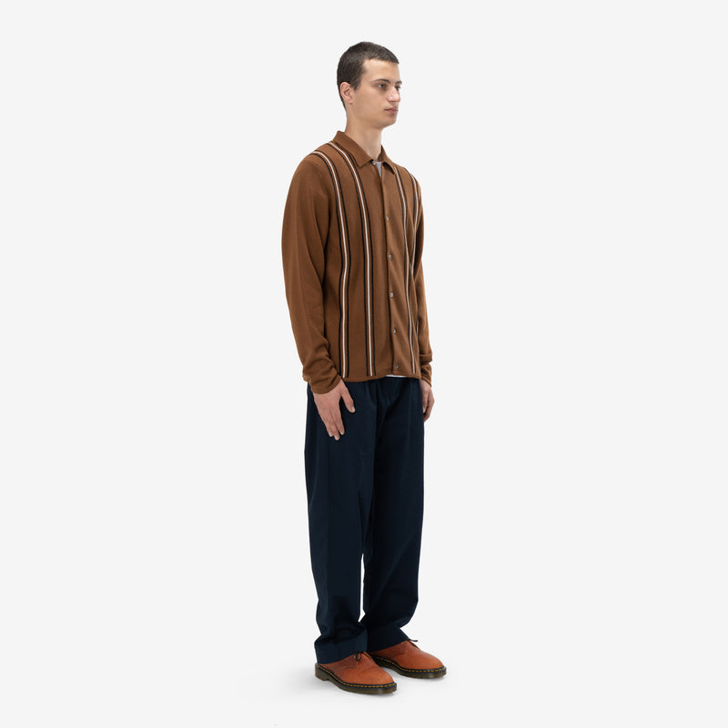 Aaren Fine Twill Trousers Navy