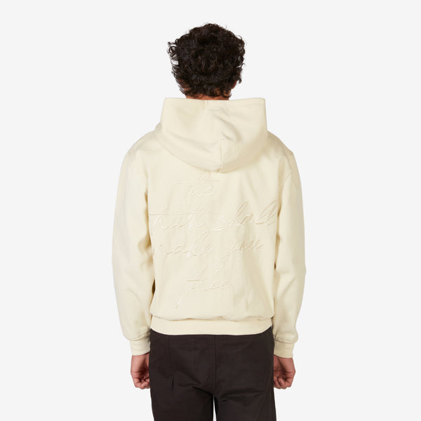 Full Zip Truth Hoodie Bone