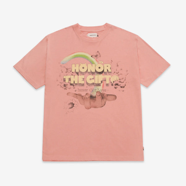 Palms T-Shirt Peach