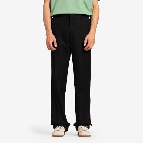 Slim Leg Trousers Black Pants