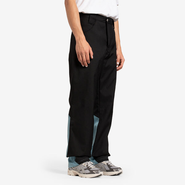 Panel Pant Black | Service Blue