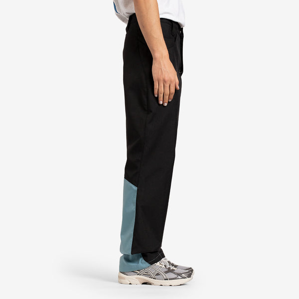 Panel Pant Black | Service Blue