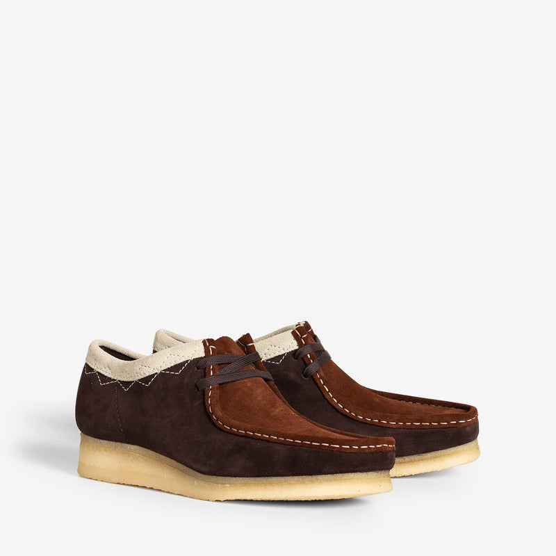 Wallabee Dark Tan Combi