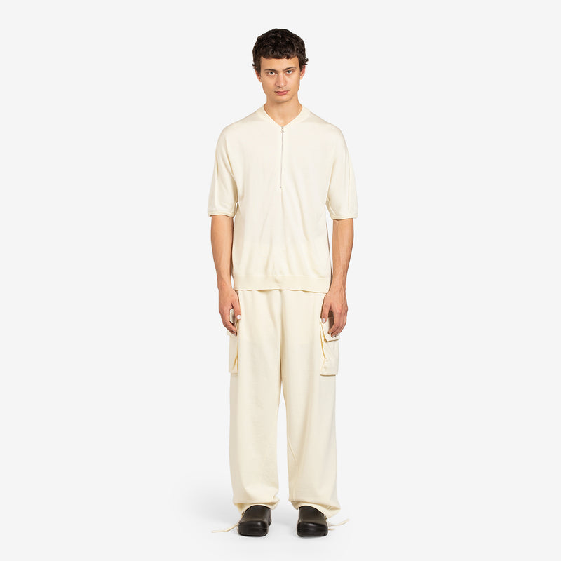 Nike ESC 1/2 Zip Wool Top Coconut Milk Tees