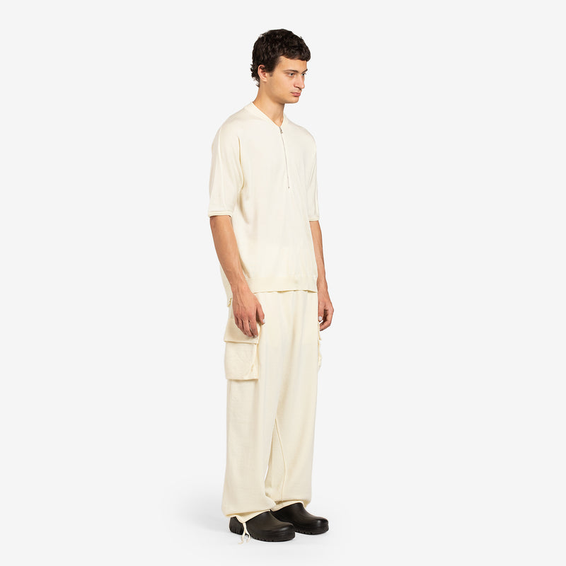 Nike ESC 1/2 Zip Wool Top Coconut Milk Tees