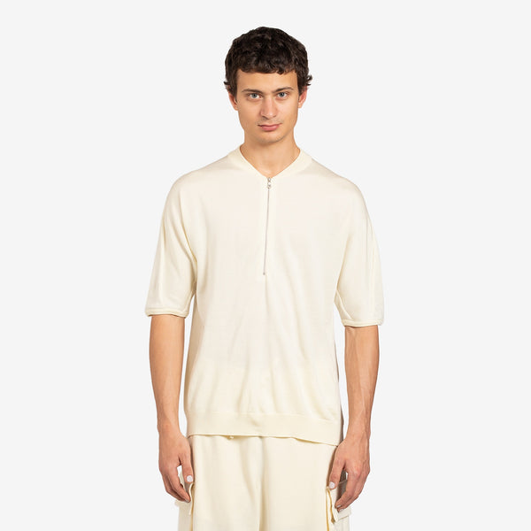 Nike ESC 1/2 Zip Wool Top Coconut Milk Tees