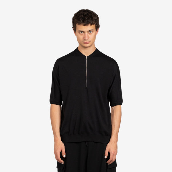Nike ESC 1/2 Zip Wool Top Black