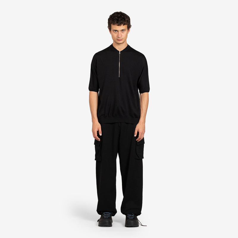Nike ESC 1/2 Zip Wool Top Black