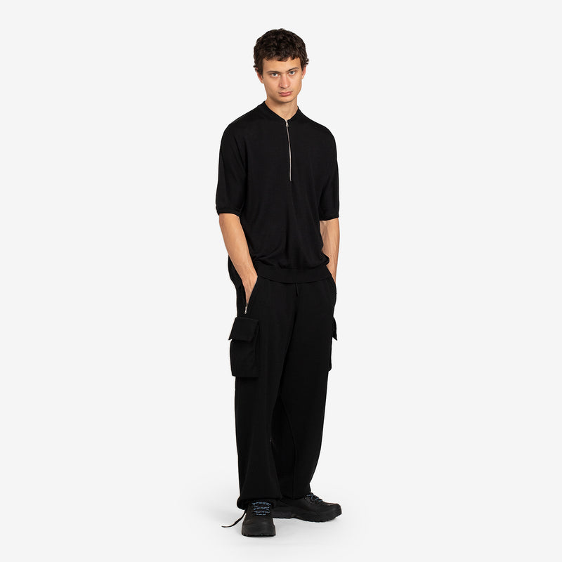 Nike ESC 1/2 Zip Wool Top Black