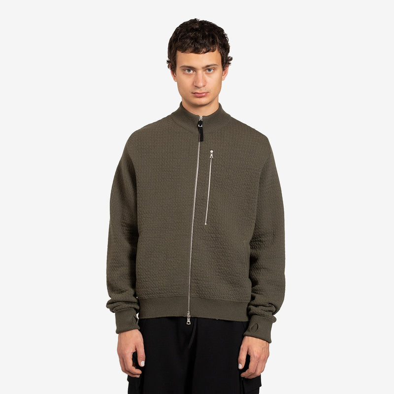 Nike ESC Full-Zip Wool Sweater Cargo Khaki