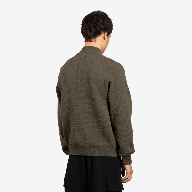 Nike ESC Full-Zip Wool Sweater Cargo Khaki