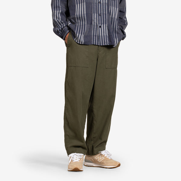 Ruffle Pant Green