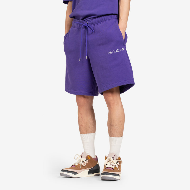 Air Jordan Wordmark Fleece Short Dark Concord | Sail