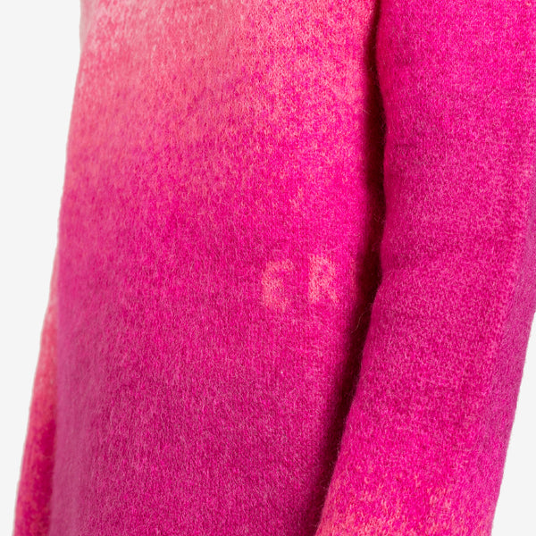 Gradient Crewneck Sweater Pink