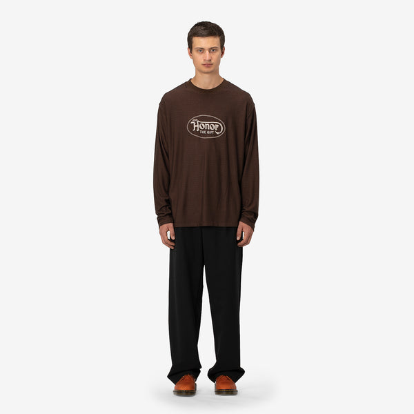Lo-Fi Longsleeve Tee Brown