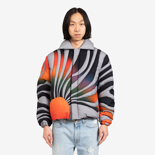 Unisex Sunset Puffer Coat Black