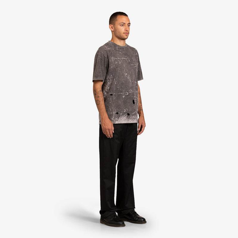Artwork Tee Faded Black Stroke Shadow