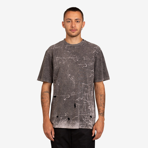 Artwork Tee Faded Black Stroke Shadow