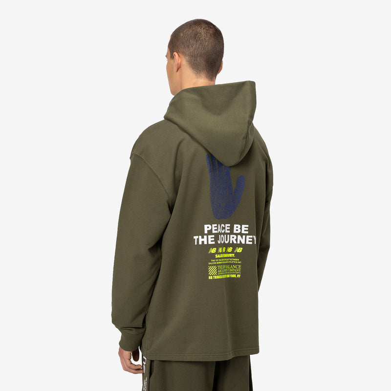 Salehe Bembury Yurt Hoodie Oakleaf Green