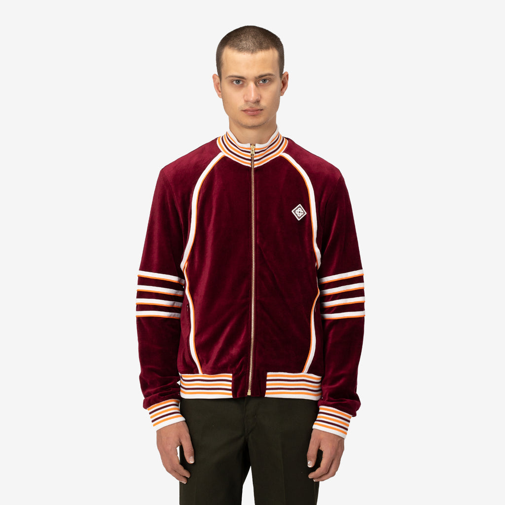 Racing Velour Tracksuit Top Above The
