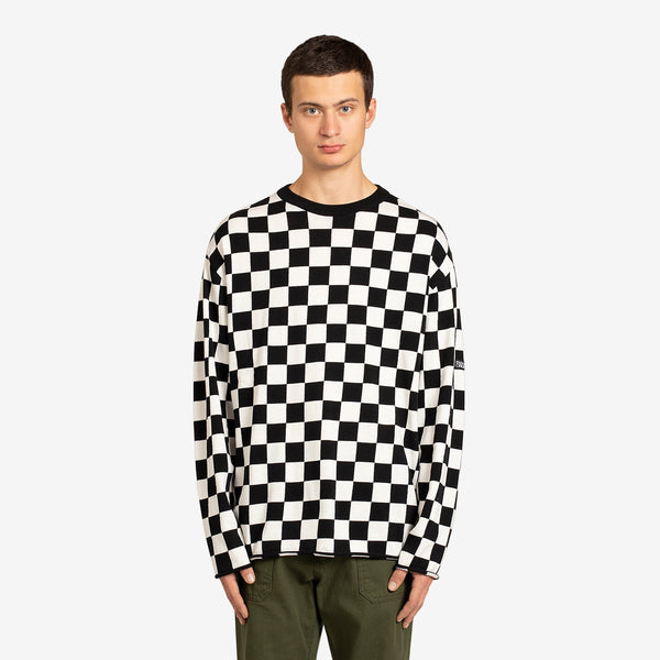 Checkerboard Sweater Black | White