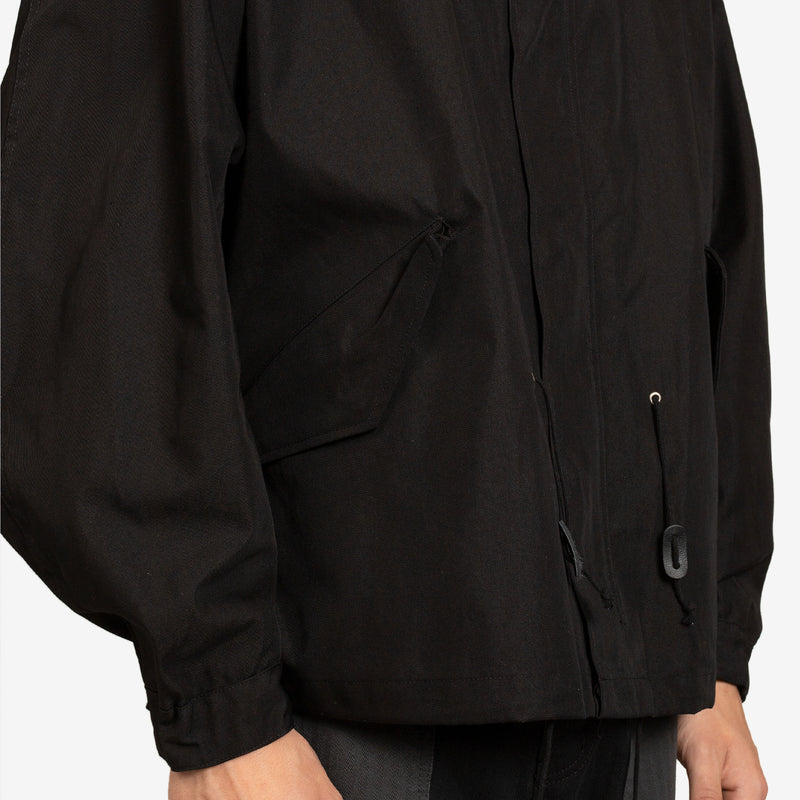 Fishtail Short Jacket Black