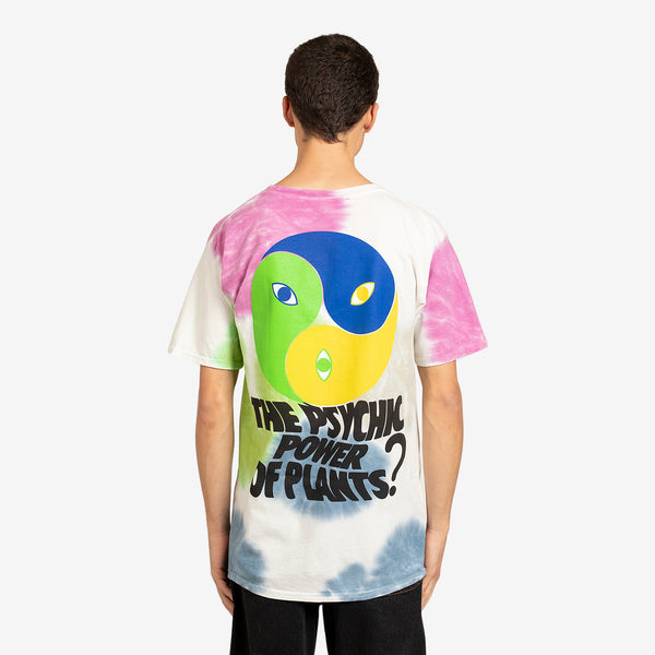 Psychic Plant Tie Dye T-Shirt Pink