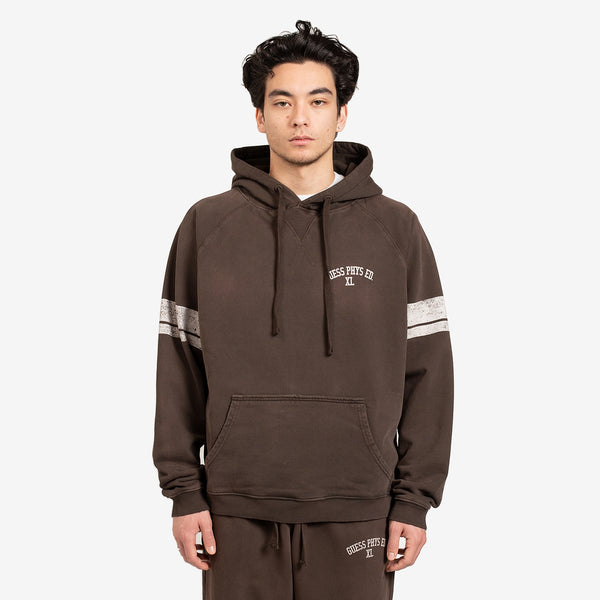 Eli Russell Linnetz Washed Hoodie Brown Espresso