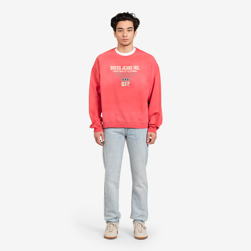 Eli Russell Linnetz Crewneck Sweatshirt Bonfire Red