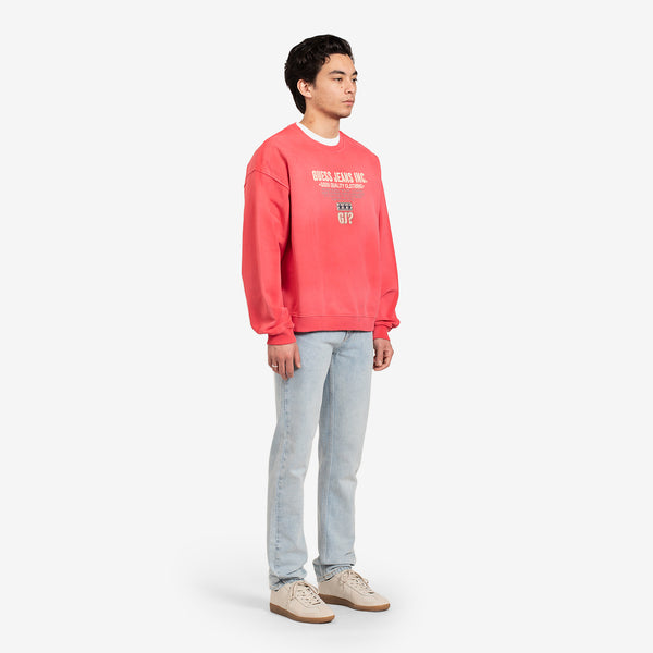 Eli Russell Linnetz Crewneck Sweatshirt Bonfire Red