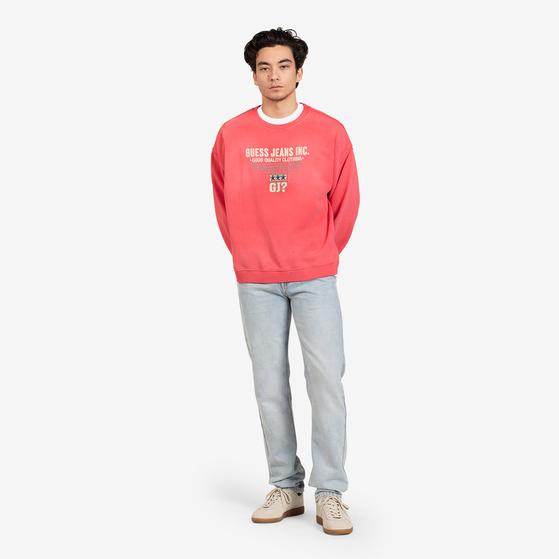 Eli Russell Linnetz Crewneck Sweatshirt Bonfire Red