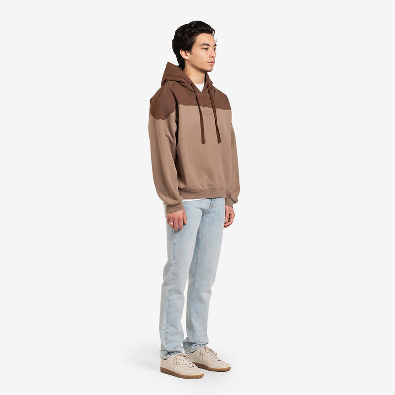 Eli Russell Linnetz Two Tone Hoodie Roasted Almond