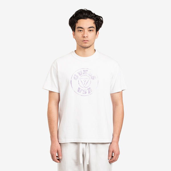Eli Russell Linnetz Circle Logo Tee Alabaster White