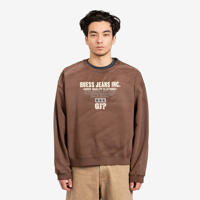 Eli Russell Linnetz Crewneck Sweatshirt Amos Brown