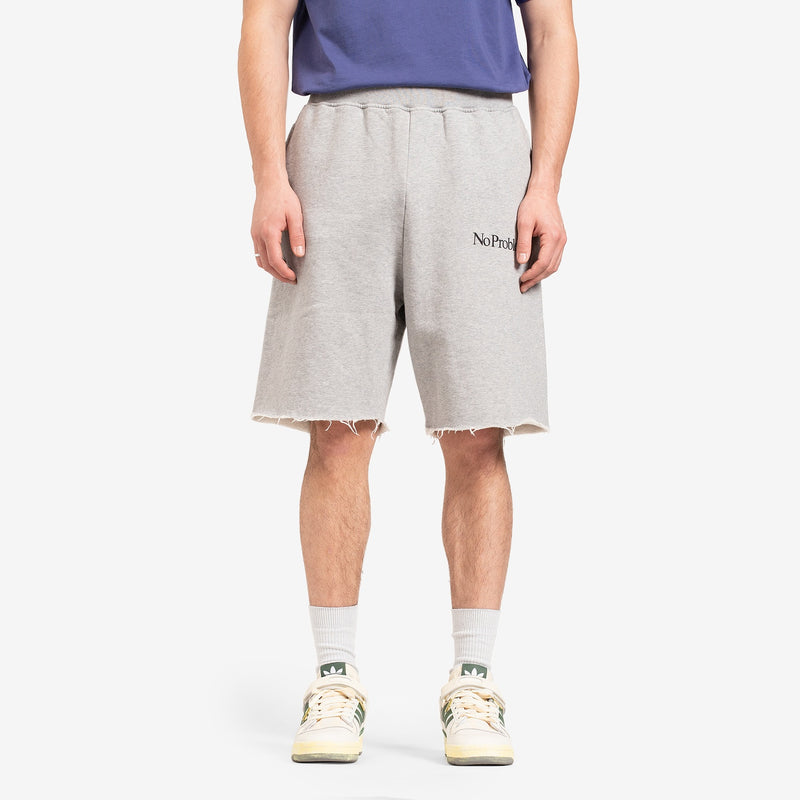 Mini Problemo Sweatshort Grey Marle