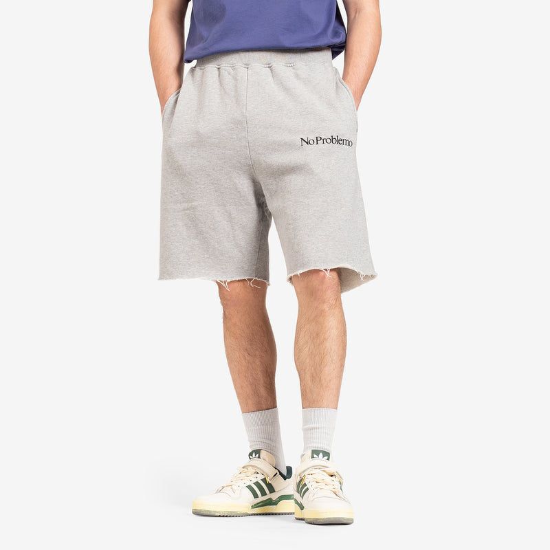 Mini Problemo Sweatshort Grey Marle