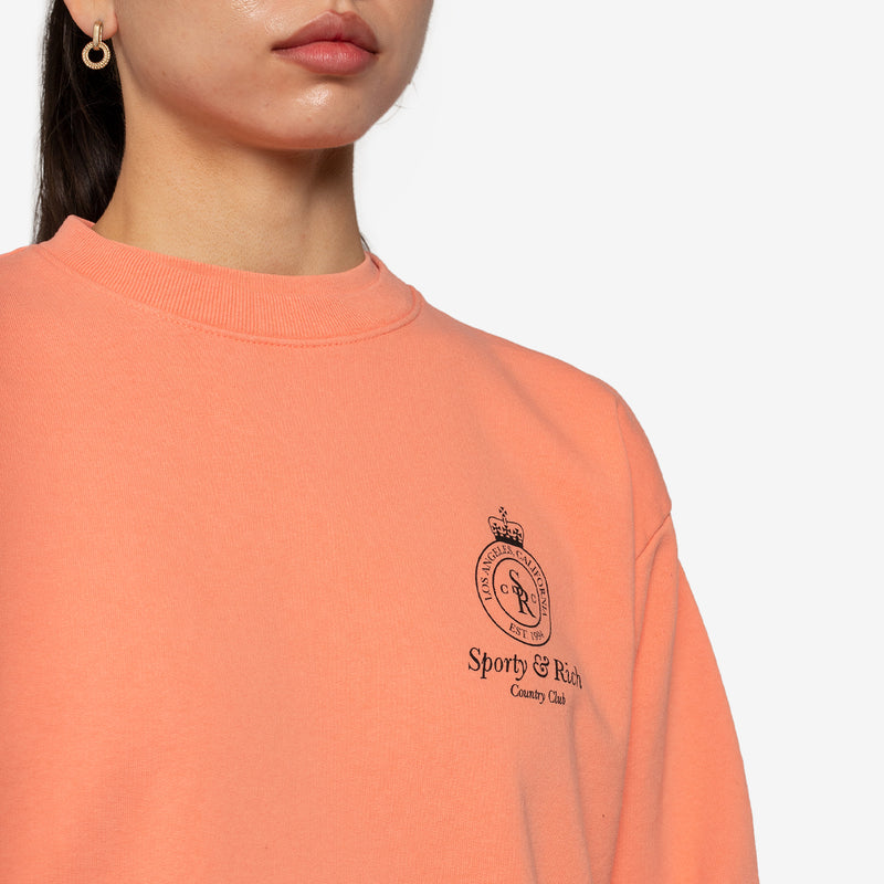 Crown Crewneck Grapefruit