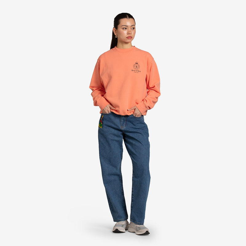 Crown Crewneck Grapefruit