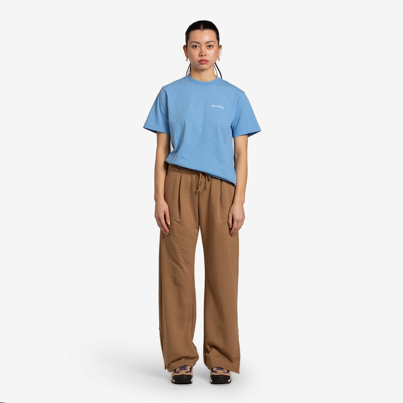 Women's High Waisted Fleece Open-Hem Pant Dk Driftwood | Hemp
