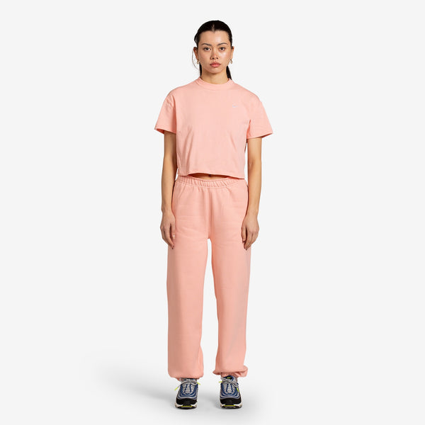 Women's NRG Solo Swoosh Fleece Pants Bleached Coral | White